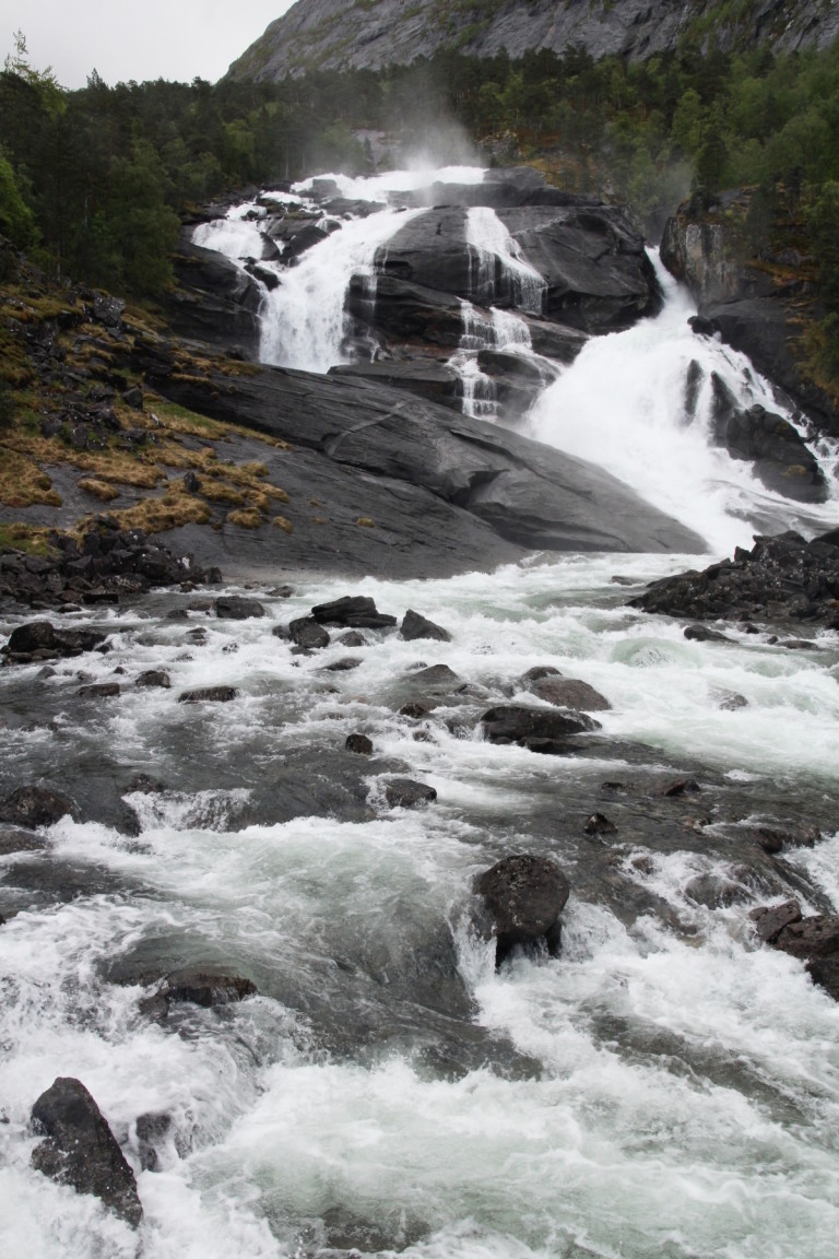 Waterfall, Kinsarvik, Norway